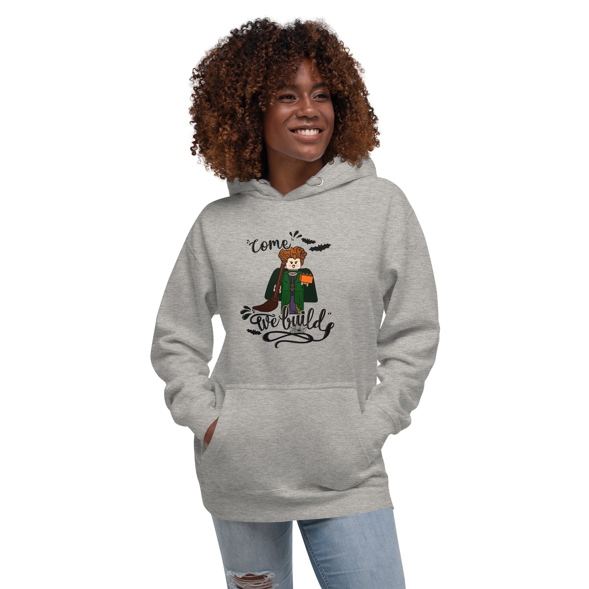 Halloween Winifred Building Bricks Hoodie Sweatshirt - StudBee